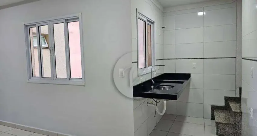 Maravilhosa Cobertura ampla, no bairro Vila Apiaí, Santo André/SP, com 2 dormitórios, 2 suítes, 2 vagas cobertas.