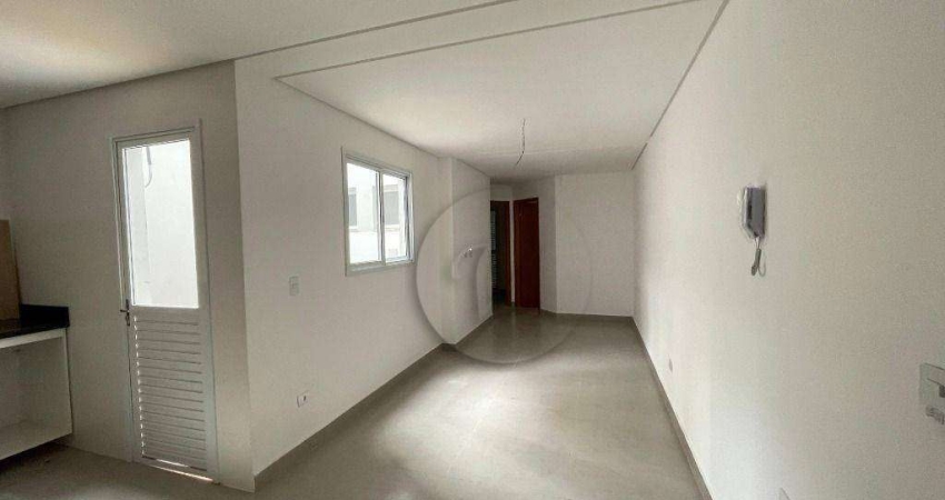 Apartamento com 2 dormitórios para alugar, 58 m² por R$ 2.780,00/mês - Vila Pires - Santo André/SP