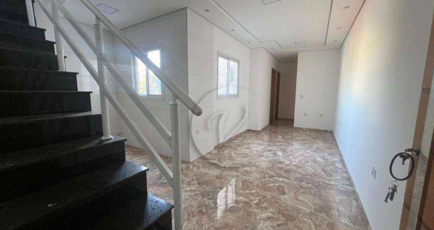 Cobertura, 106 m² - venda por R$ 460.000,00 ou aluguel por R$ 2.720,83/mês - Vila Linda - Santo André/SP