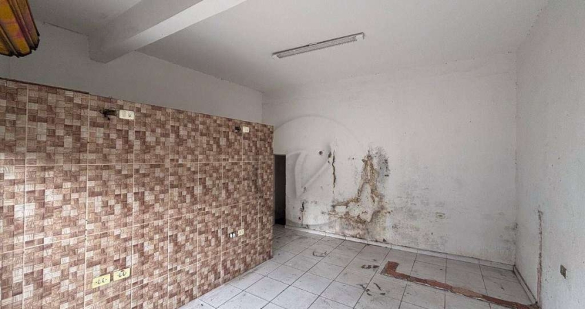 Salão para alugar, 30 m² por R$ 980,00/mês - Vila Lutécia - Santo André/SP