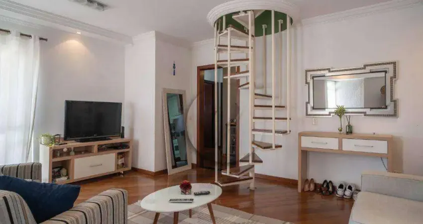 Cobertura com 3 dormitórios à venda, 180 m² por R$ 950.000,00 - Vila Assunção - Santo André/SP