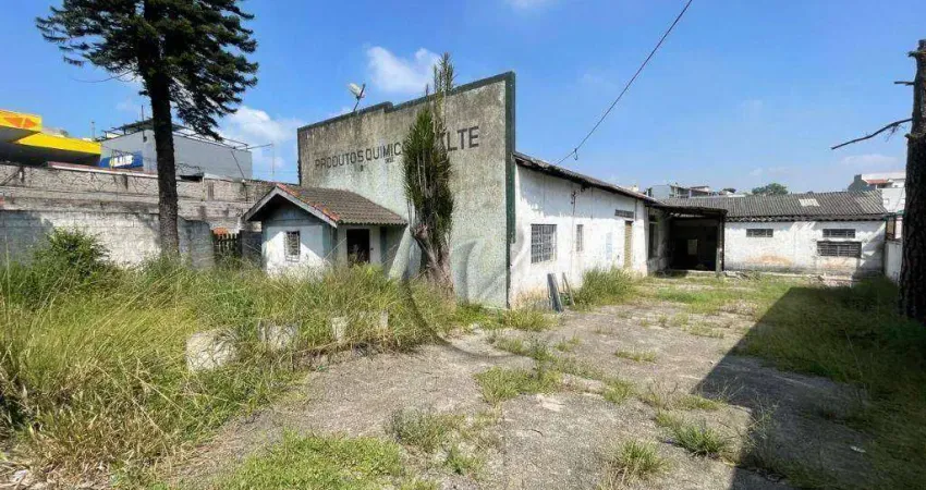 Terreno Comercial com 2.379m² para venda na Vila Luzita em Santo André