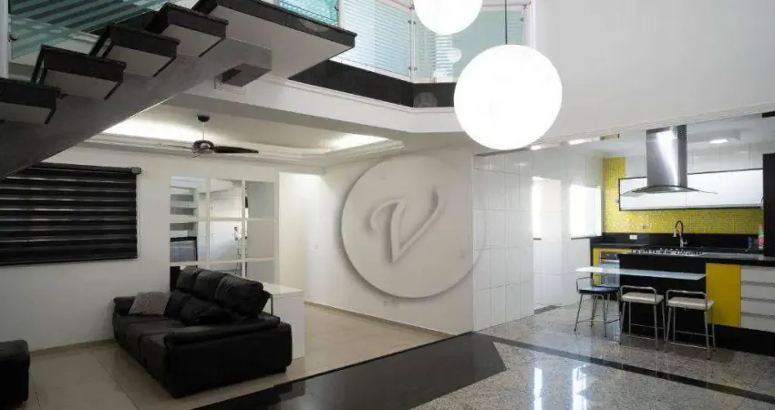 Cobertura para alugar, 335 m² por R$ 8.271,00/mês - Campestre - Santo André/SP