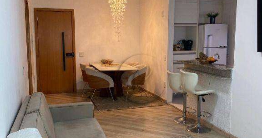 Apartamento com 1 dormitório à venda, 50 m² por R$ 550.000,00 - Jardim - Santo André/SP