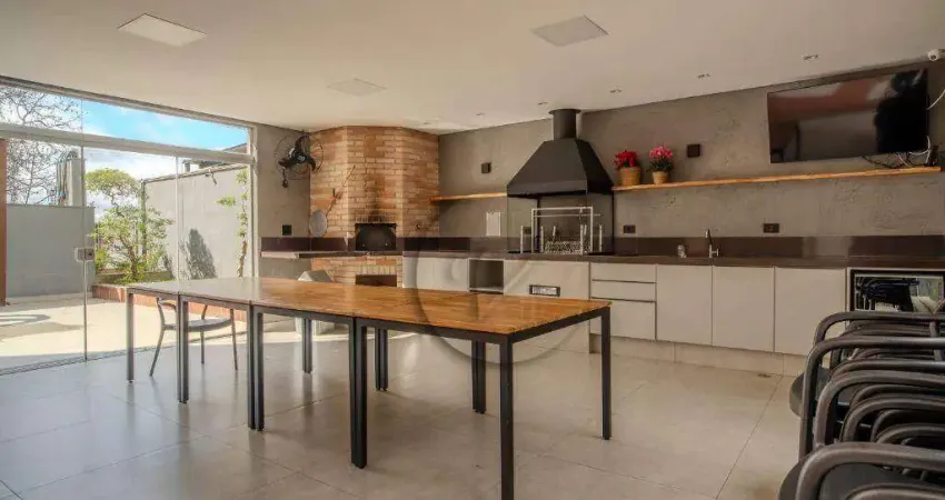 Apartamento com 2 dormitórios para alugar, 80 m² por R$ 4.050,26/mês - Campestre - Santo André/SP
