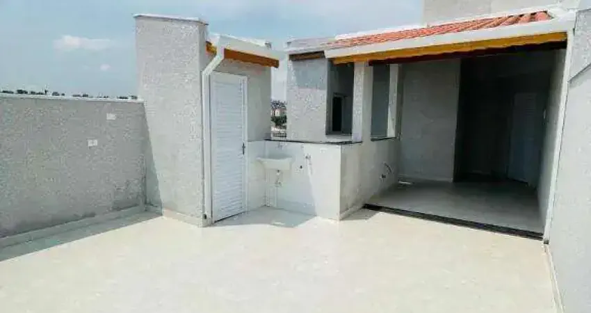 Cobertura com 2 quartos à venda na Rua Cajuru, Vila Pires, Santo André