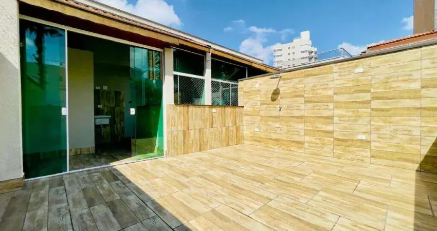 Cobertura com 2 dormitórios à venda, 100 m² por r$ 460.000,00 - vila bastos - santo andré/sp