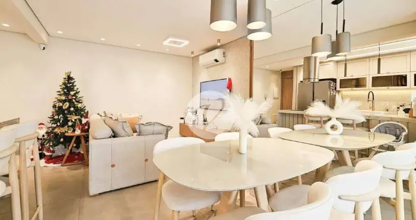 Apartamento moderno e luxuoso de 82m², 2 suítes, totalmente mobiliado no bairro jardim