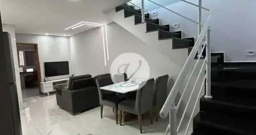 Cobertura mobiliada de 1 suíte em vila pires, santo andré – 90m², 1 vaga