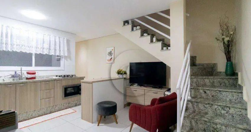 Cobertura com 2 dormitórios à venda, 104 m² por R$ 520.000,00 - Vila Pires - Santo André/SP