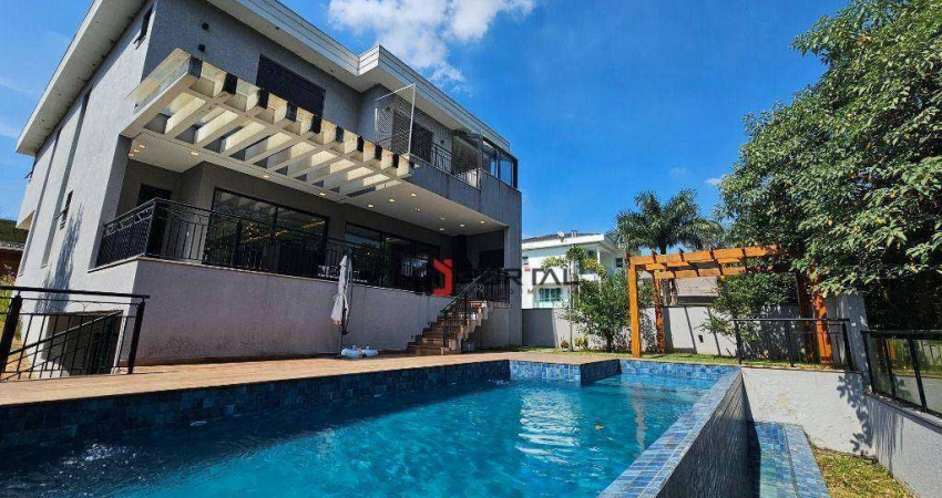 Casa com 4 dormitórios à venda, 575 m² por R$ 3.800.000,00 - Granja Viana - Jandira/SP