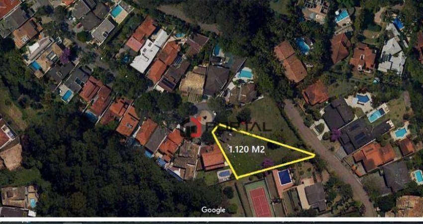 Terreno à venda, 1120 m² por R$ 1.000.000,00 - Granja Viana - Cotia/SP