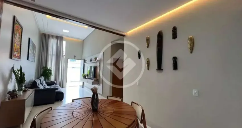 CASA 3 QUARTOS C/ SUITE, SALA PÉ DIREITO DUPLO, COZINHA COMPLETA EM ARMÁRIO, PISCINA AQUECIDA E AREA GOURMET COM CHURRASQUEIRA - SETOR FONTE NOVA GOIÂNIA codigo: 120455
