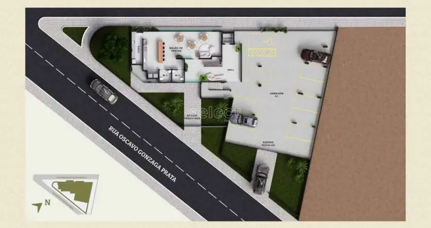 Apartamento com 3 quartos à venda na Rua Oscavo Gonzaga Prata, Jardim das Laranjeiras, Juiz de Fora