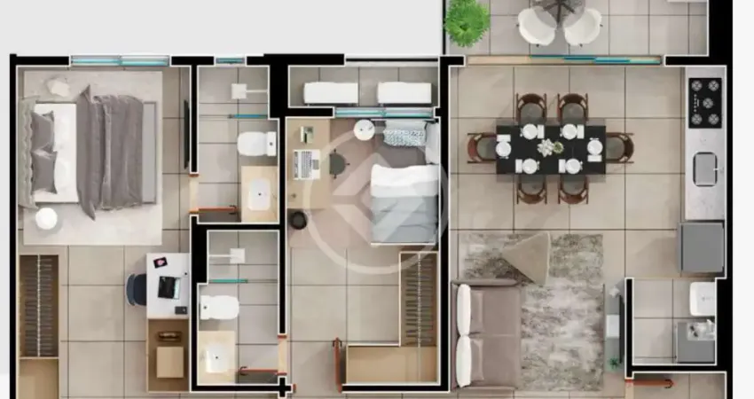 Apartamento com 2 quartos à venda na Avenida Areião, 4, Setor Pedro Ludovico, Goiânia