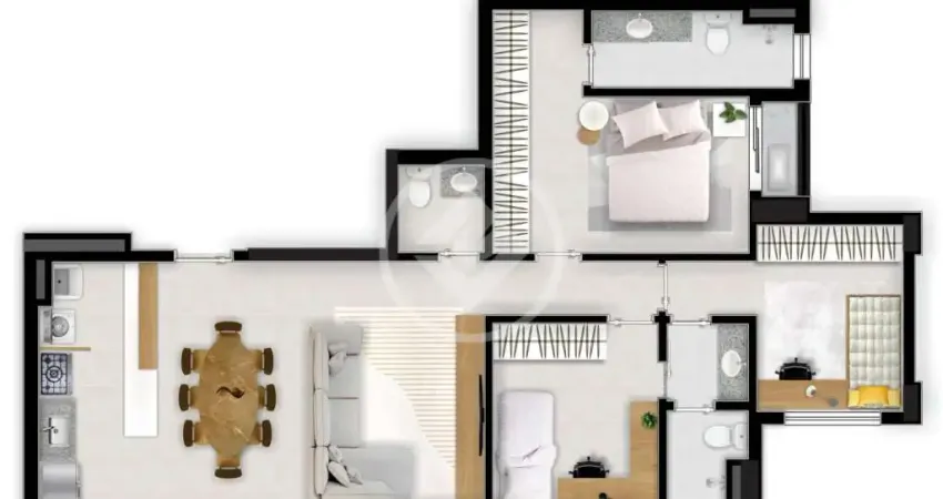 Apartamento com 3 quartos à venda na Avenida T 5, 00, Serrinha, Goiânia