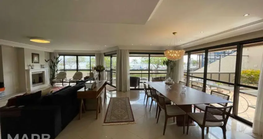Apartamento garden com 4 dormitórios à venda, 579 m² por r$ 6.000.000,00 - centro - florianópolis/sc