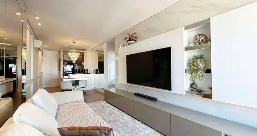 Apartamento com 2 dormitórios à venda, 73 m² por r$ 1.800.000,00 - centro - florianópolis/sc