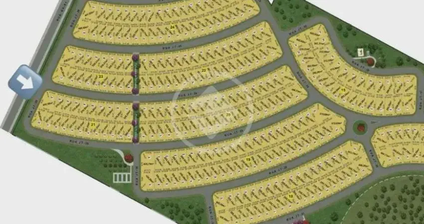 Terreno à venda no condomínio jardins turim - senador canedo