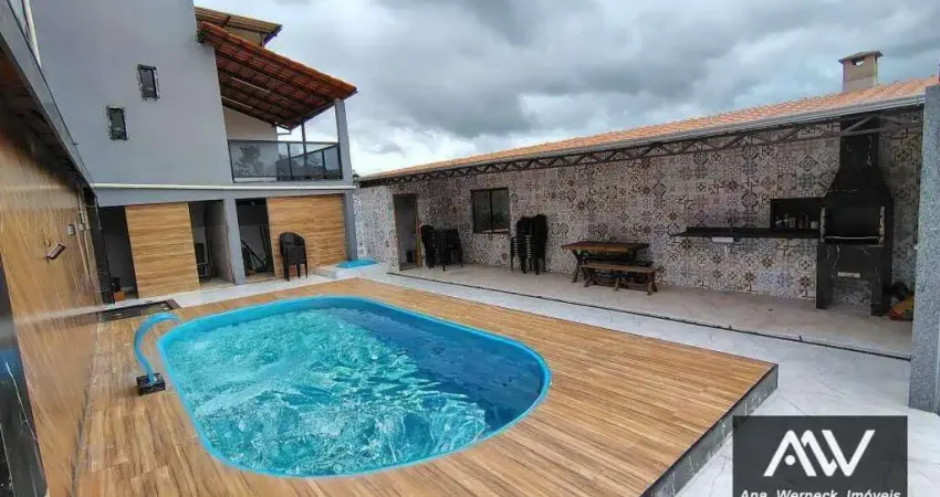 Chácara com 2 dormitórios à venda, 1100 m² por r$ 200.000 de entrada- chacara - chácara/mg