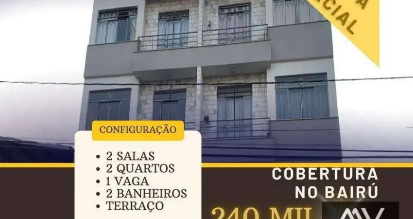 Cobertura com 2 dormitórios à venda, 100 m² por R$ 240.000,00 - Bairu - Juiz de Fora/MG