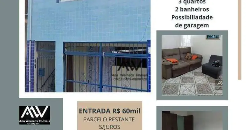 Casa com 3 dormitórios à venda, 96 m² por R$ 60.000  De Entrada - São Benedito - Juiz de Fora/MG