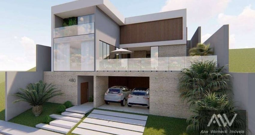 Casa com 5 dormitórios (1 suíte + closet) à venda, 500 m² por R$ 900.000 - Cond. Alto da Boa Vista - Chácara/MG
