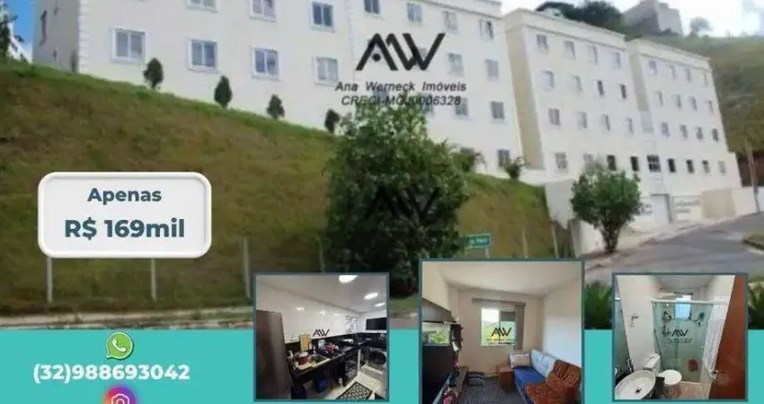 Apartamento com 2 dormitórios à venda, 50 m² por R$ 169.000,00 - Recanto da Mata - Juiz de Fora/MG