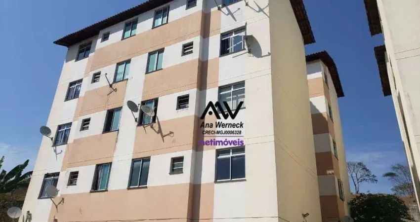 Apartamento com 2 dormitórios para alugar, 50 m² por r$ 850,00/mês - vivendas da serra - juiz de fora/mg