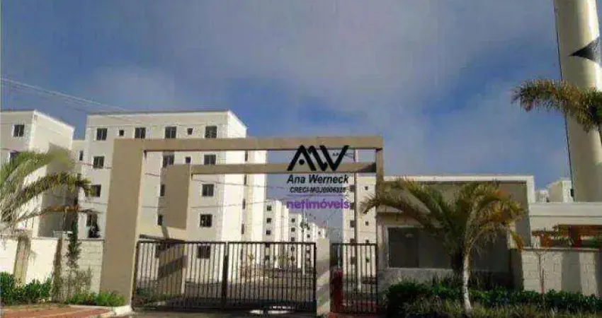 Apartamento com 2 dormitórios para alugar, 50 m² por r$ 1.030,00/mês - industrial - juiz de fora/mg