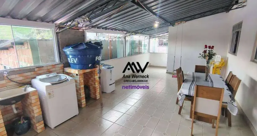 Casa com 2 dormitórios à venda, 85 m² por r$ 60.000 de entrada- santa cruz - juiz de fora/mg