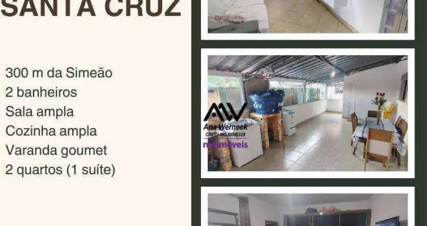 Casa com 2 dormitórios à venda, 85 m² por r$ 60mil de entrada - santa cruz juiz de fora/mg