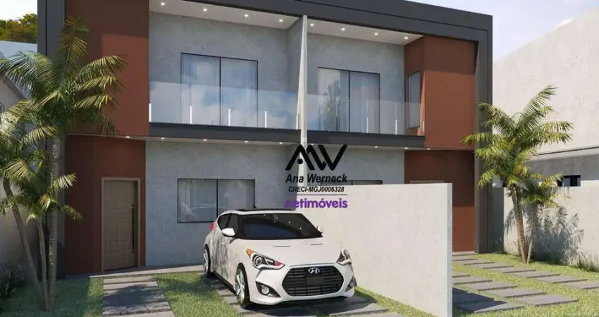 Casa com 3 dormitórios à venda, 125 m² por r$ 550.000,00 - jardim dos alfineiros - juiz de fora/mg