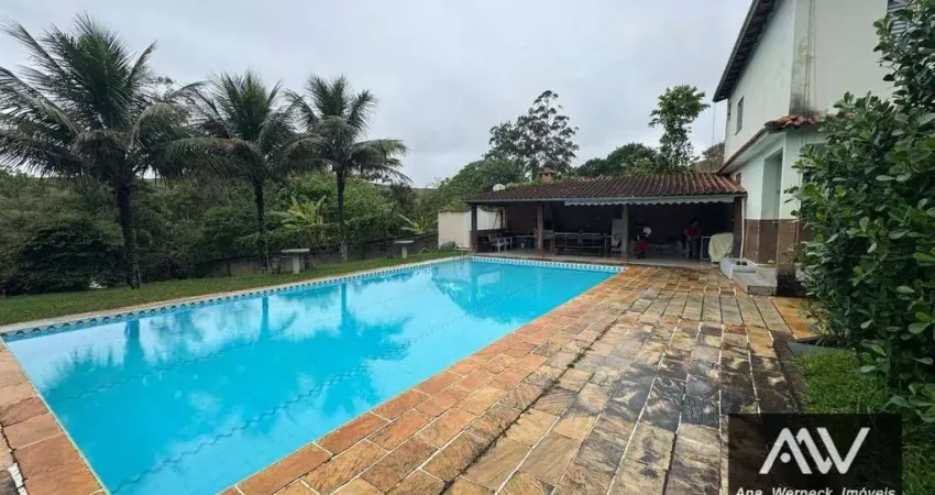 Chácara com 5 dormitórios, 3000 m² - venda por r$ 800.000,00 ou aluguel por r$ 3.800,00/mês - recanto dos lagos - juiz de fora/mg