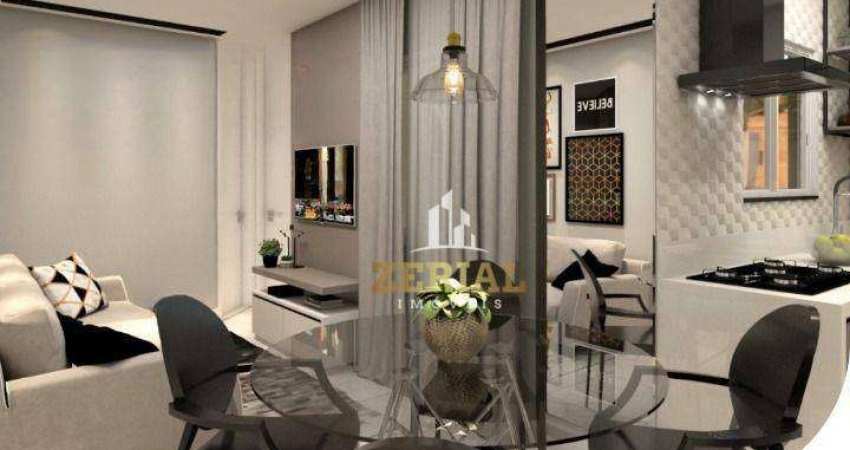 Apartamento com 2 dormitórios à venda, 50 m² por R$ 346.000,00 - Santa Maria - Santo André/SP
