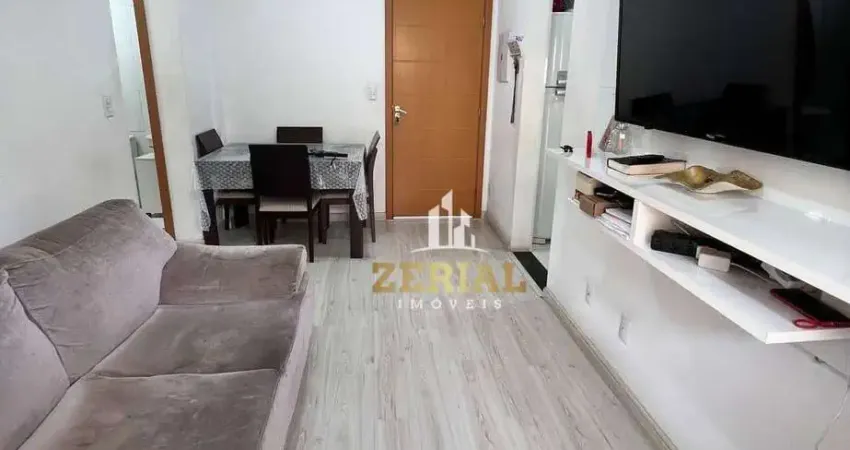 Apartamento com 2 dormitórios à venda, 54 m² por R$ 355.000,00 - Campestre - Santo André/SP