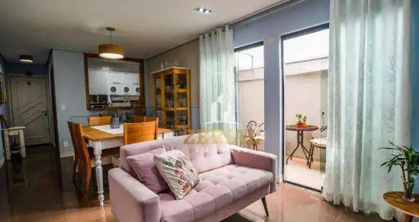 Apartamento Garden com 3 dormitórios à venda, 90 m² por R$ 620.000,00 - Vila Assunção - Santo André/SP