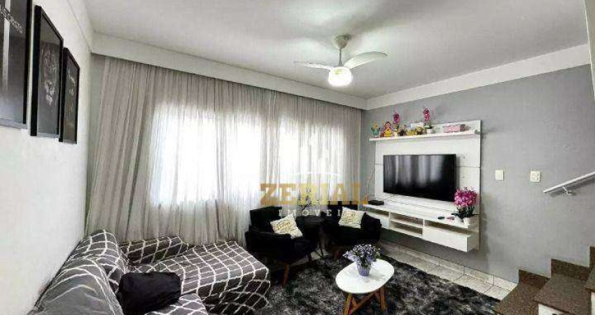 Sobrado com 3 dormitórios à venda, 142 m² por R$ 600.000,00 - Vila Sacadura Cabral - Santo André/SP
