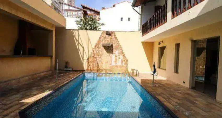 Sobrado com 5 dormitórios, 483 m² - venda por R$ 1.900.000,00 ou aluguel por R$ 10.260,00/mês - Campestre - Santo André/SP