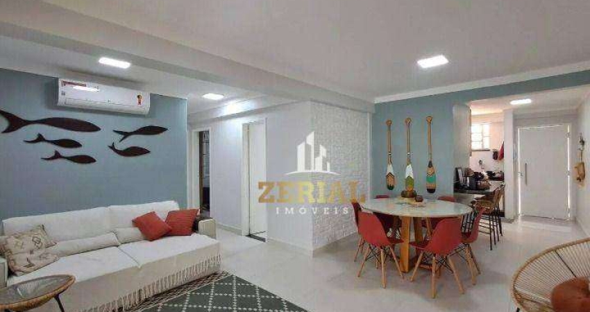 Apartamento com 3 dormitórios à venda, 90 m² por R$ 430.000,00 - Jardim Três Marias - Guarujá/SP