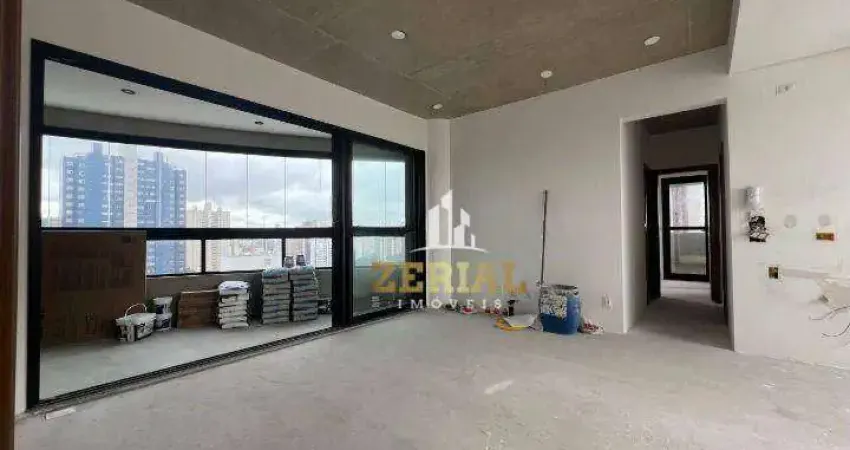 Apartamento com 2 dormitórios para alugar, 90 m² por R$ 8.072,00/mês - Jardim - Santo André/SP