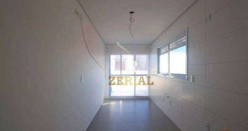 Cobertura com 2 dormitórios à venda, 95 m² por R$ 450.000,00 - Utinga - Santo André/SP