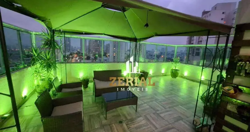 Cobertura com 3 dormitórios à venda, 154 m² por R$ 1.450.000 - Campestre - Santo André/SP