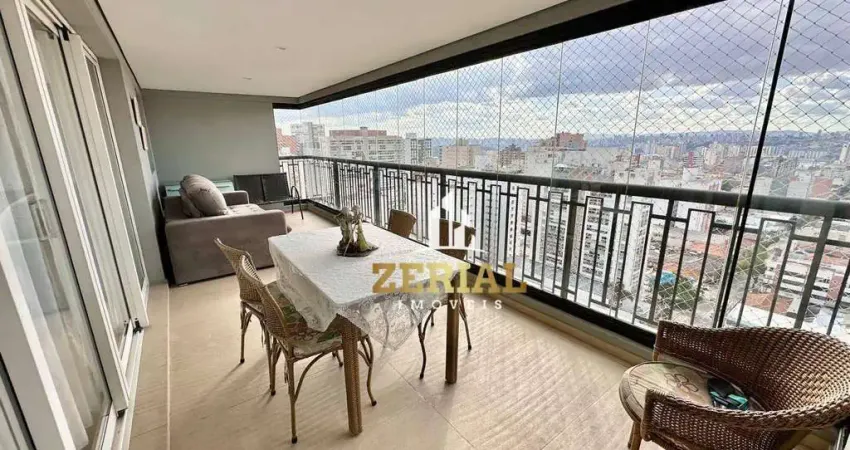 Apartamento com 3 dormitórios para alugar, 175 m² por R$ 16.747,74/mês - Santo Antônio - São Caetano do Sul/SP