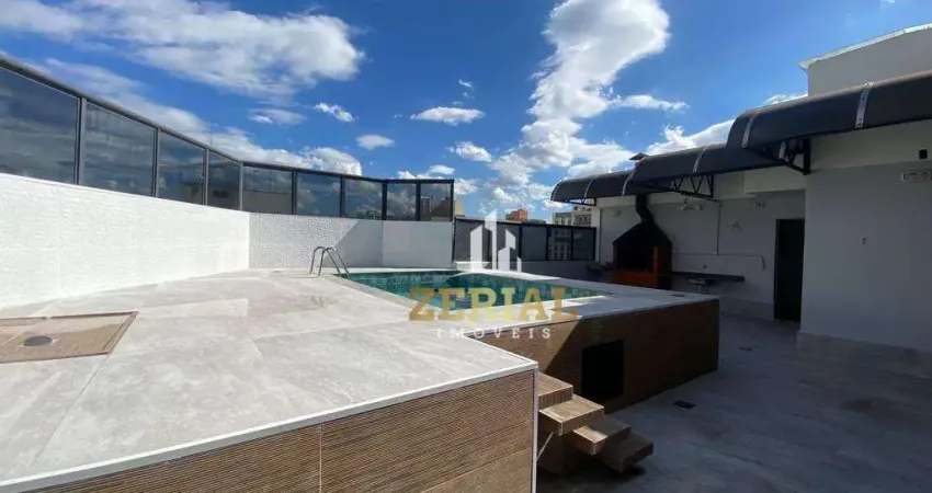 Cobertura com 3 dormitórios para alugar, 250 m² por R$ 8.912,35/mês - Santo Antônio - São Caetano do Sul/SP