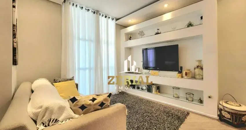 Apartamento à venda, 73 m² por r$ 572.000,00 - jardim - santo andré/sp