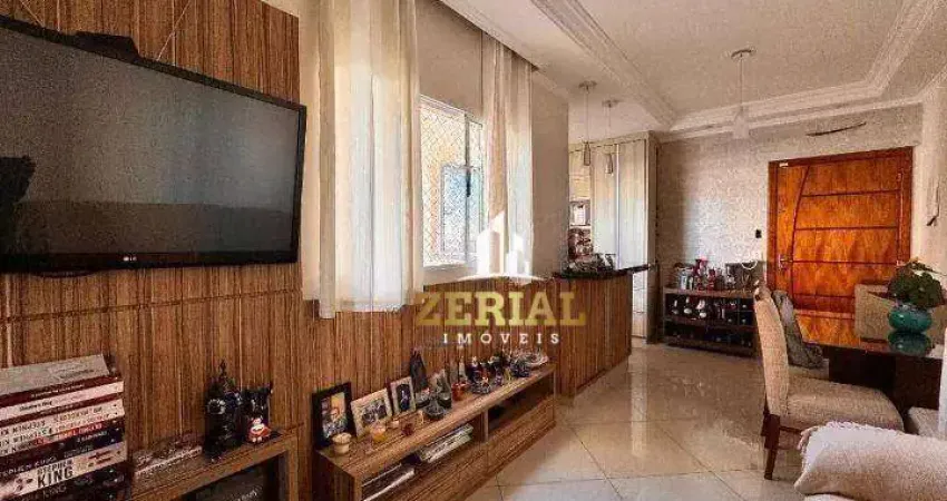 Cobertura com 2 dormitórios à venda, 100 m² por r$ 475.000,00 - vila valparaíso - santo andré/sp