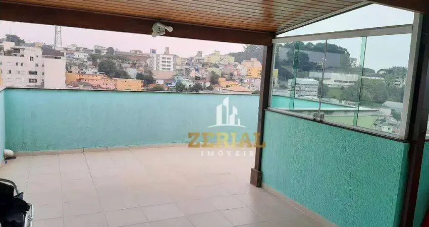 Cobertura com 2 dormitórios à venda, 127 m² por r$ 699.000,00 - nova gerti - são caetano do sul/sp