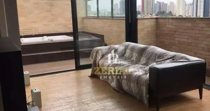 Cobertura com 1 dormitório à venda, 122 m² por r$ 1.220.000,00 - vila guiomar - santo andré/sp