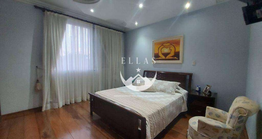 Apartamento com 3 dormitórios à venda, 205 m² por R$ 2.100.000 - Gonzaga - Santos/SP